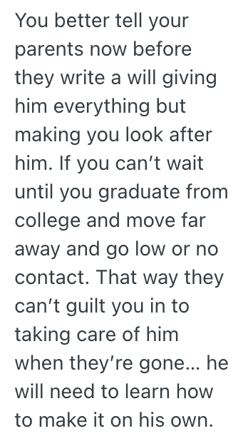 Screenshot 2025 07 11 at 11.22.45 AM Her Autistic Brother Has Been Babied His Whole Life, But She Wont Take Care of Him After Her Parents Pass Away